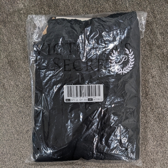 NWT Pink Everyday Fleece High Waist Flare Pants Women's Sweatpants Black XXL - Picture 6 of 7